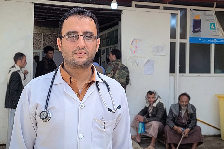 Portrait eines jemenitischen Arztes