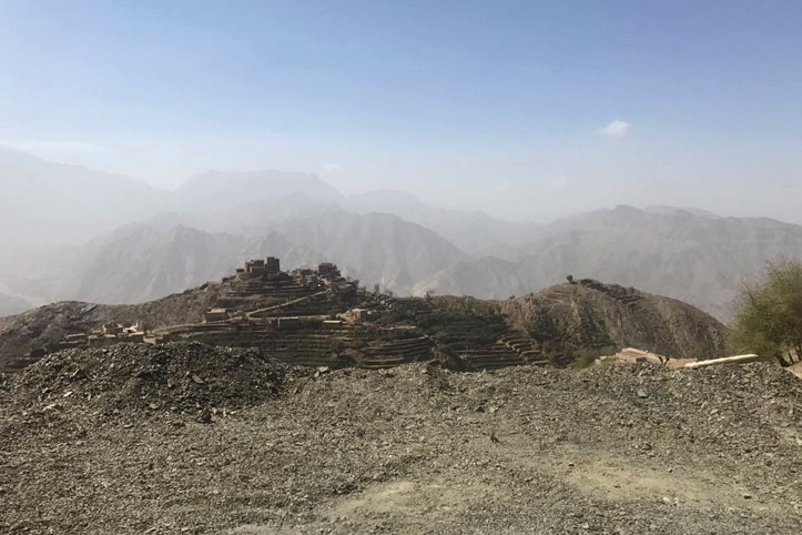Foto: Karge Landschaft im Jemen