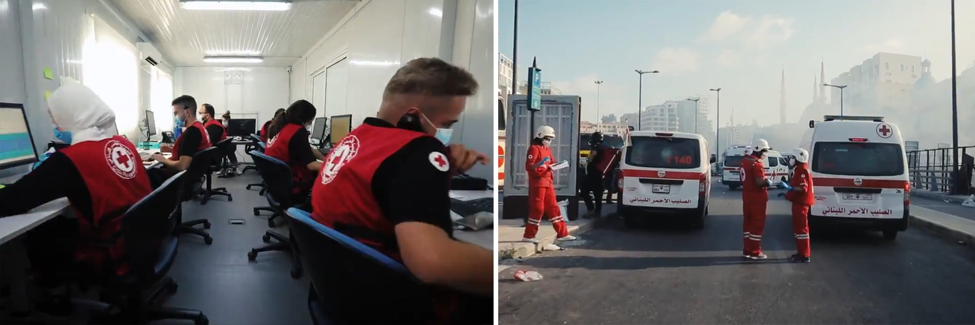 Rotes Kreuz hilft im Libanon
