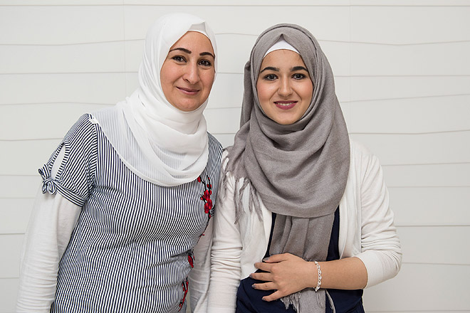 Frau Houidah W. und Ihre Tochter