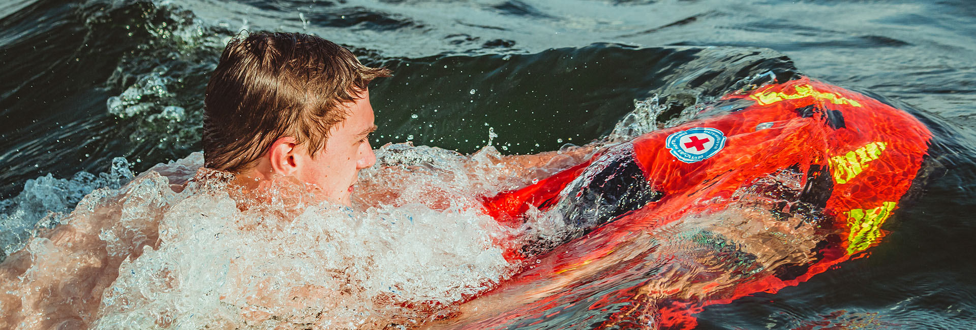 Foto: Rettungsschwimmer im Einsatz