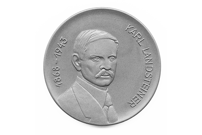 Abbildung der Karl-Landsteiner-Medaille