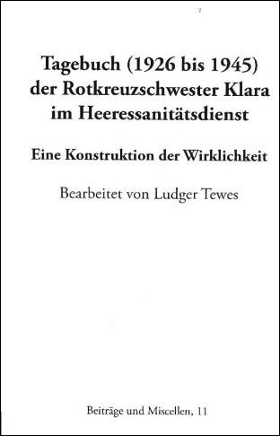 Coverbild Tagebuch Rotkreuzschwester Klara