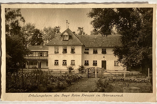 Historisches Foto des Rotkreuzheims Petersaurach