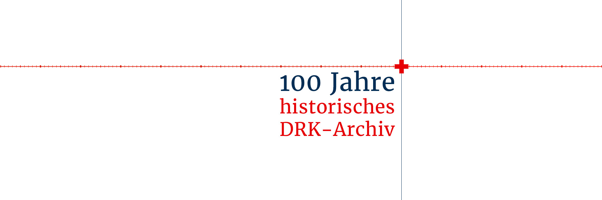 Grafik zum Jubiläum des historischen DRK-Archivs