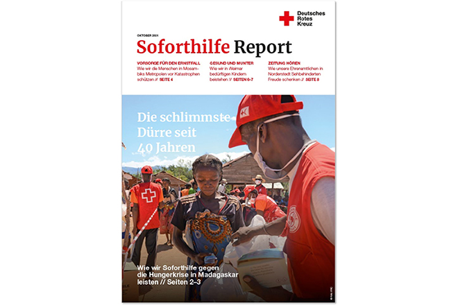 Titelseite des Soforthilfe Reports 3/2021