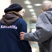 DRK Kältehilfe Nichtsesshafte, Winter, Wohnungslose, Kältehilfe, DRK