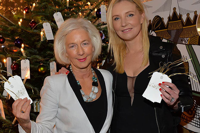 Lichtherz 2016 DRK-Vizepräsidentin Donata Freifrau Schenck zu Schweinsberg und Jette Joop