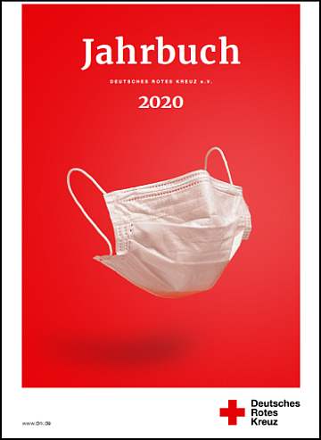 Bild: Titelcover DRK Jahrbuch 2020 - Maske